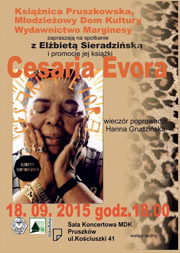 Cesaria Evora - spotkanie z autorką książki w pruszkowskim MDK