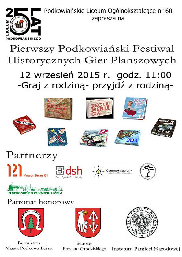 Podkowiański Festiwal Historycznych Gier Planszowych