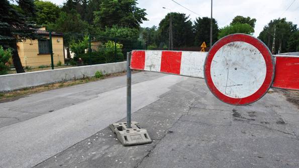 Utrudnienia na ul. Bukowej w Otrębusach