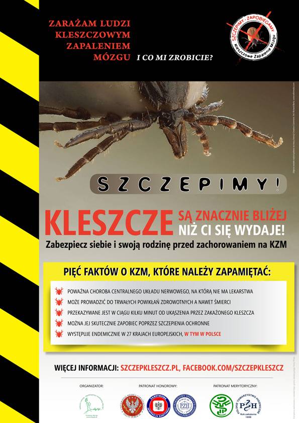 „Kleszczowe zapalenie mózgu – Szczepimy! Zapobiegamy!