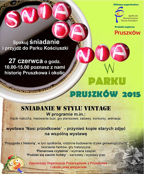 III śniadanie w Parku Kościuszki