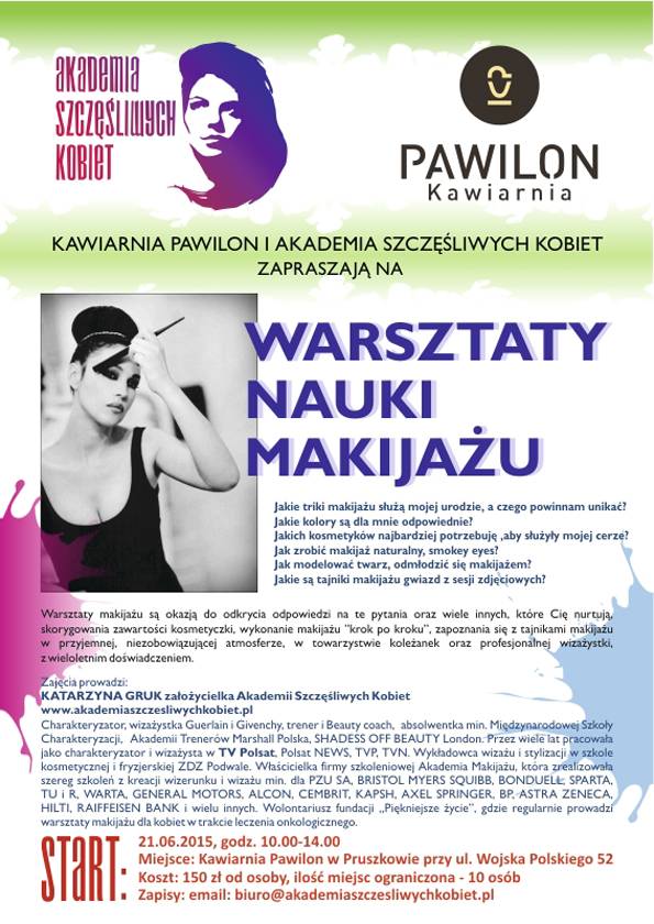 Warsztaty makijażu w Pruszkowie