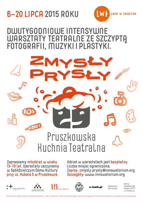 Projekt edukacyjny „Zmysły Prysły. Pruszkowska Kuchnia Teatralna”