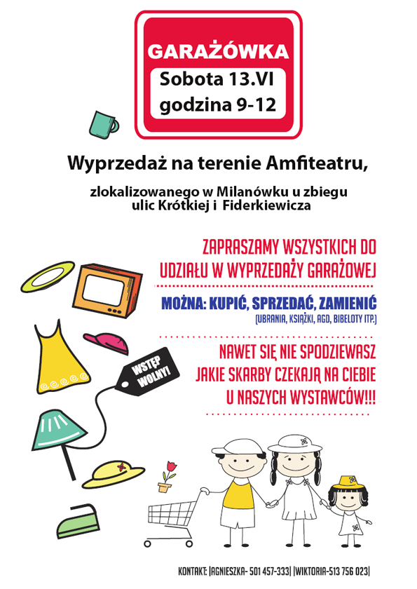 Czerwcowa wyprzedaż garażowa w Milanówku