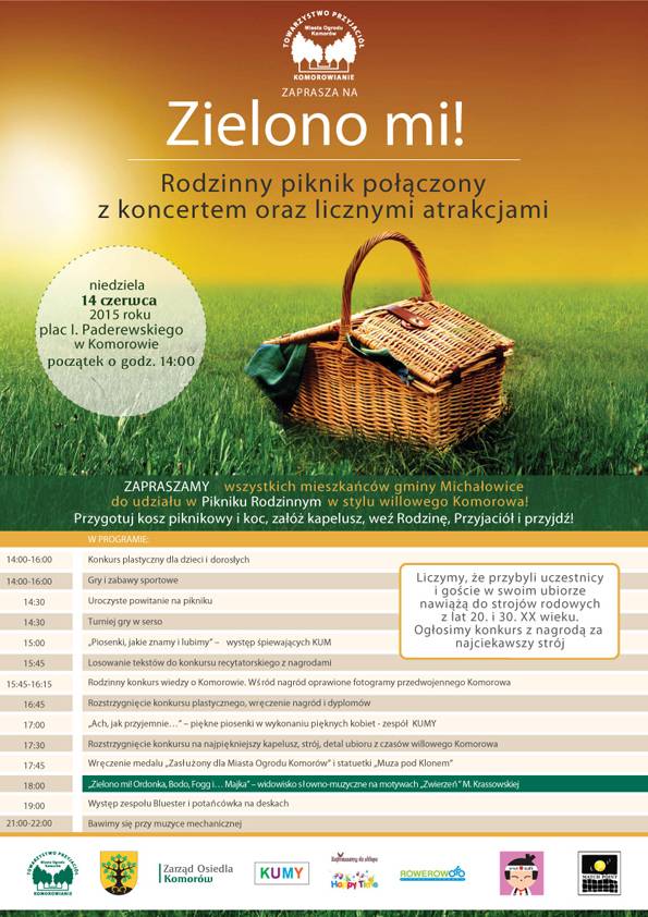 Zielono mi - piknik rodzinny w Komorowie