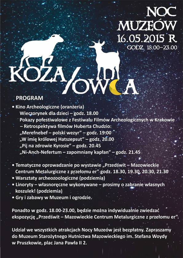 Noc Muzeów w MSHM – KOZA/OWCA