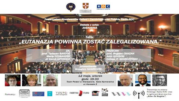 RDC zaprasza na debatę „Eutanazja powinna zostać zalegalizowana”