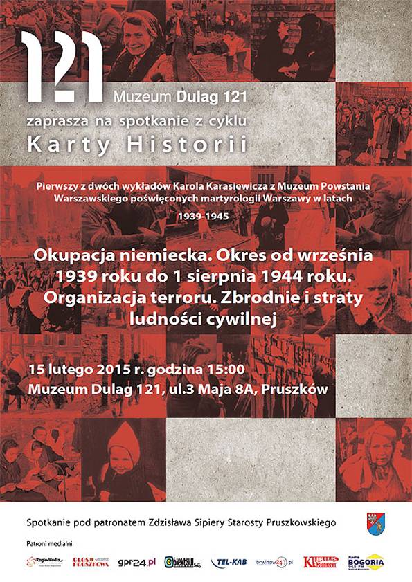 Wykład Karola Karasiewicza „Okupacja niemiecka”