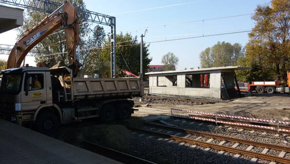 Przejście pod torami kolejowymi w Pruszkowie