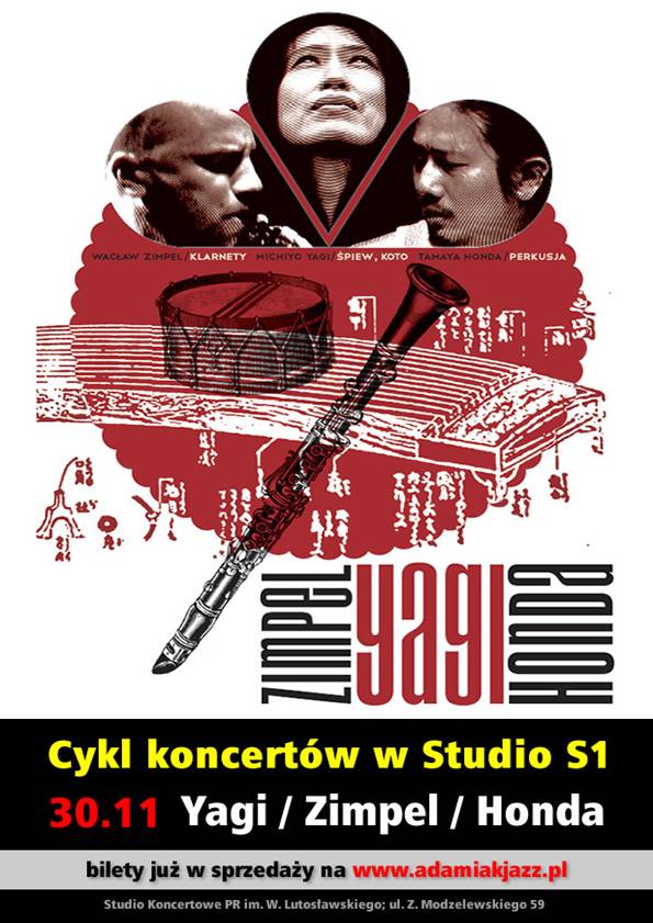 Yagi/Zimpel/Honda w Studiu Koncertowym Polskiego Radia