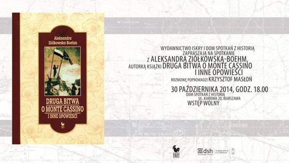 Spotkanie z autorką „Drugiej bitwy o Monte Cassino i innych opowieści”