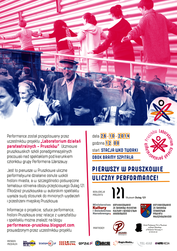 Pierwszy w Pruszkowie uliczny performance!