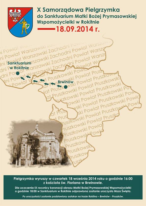 Dziesiąta Samorządowa Pielgrzymka do Sanktuarium Matki Bożej Prymasowskiej Wspomożycielki w Rokitnie