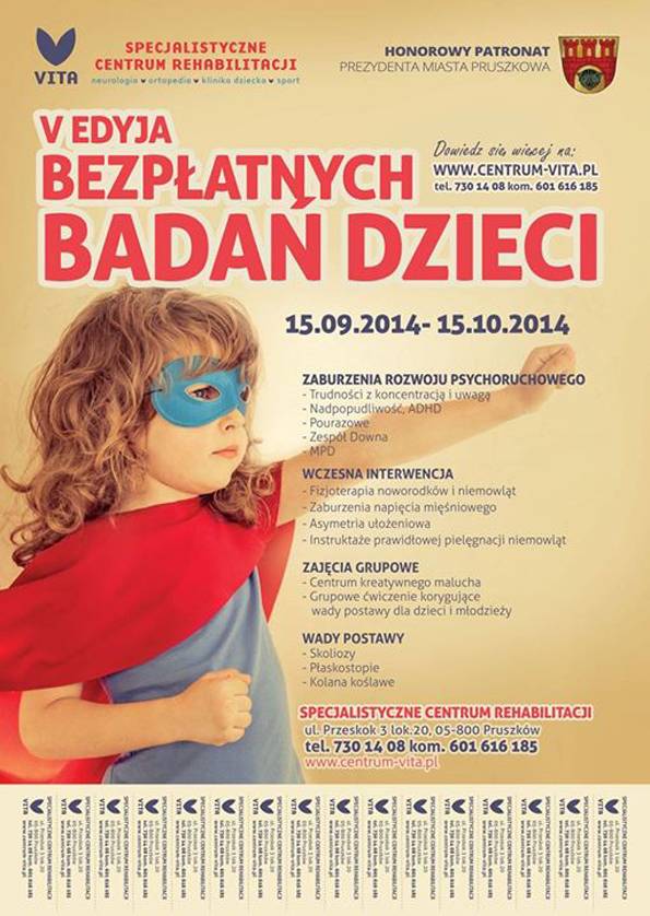 Bezpłatne badania dzieci  w Pruszkowie