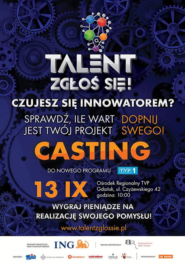13. września w Gdańsku pierwszy casting do nowego programu TVP1 „TALENT ZGŁOŚ SIĘ!”