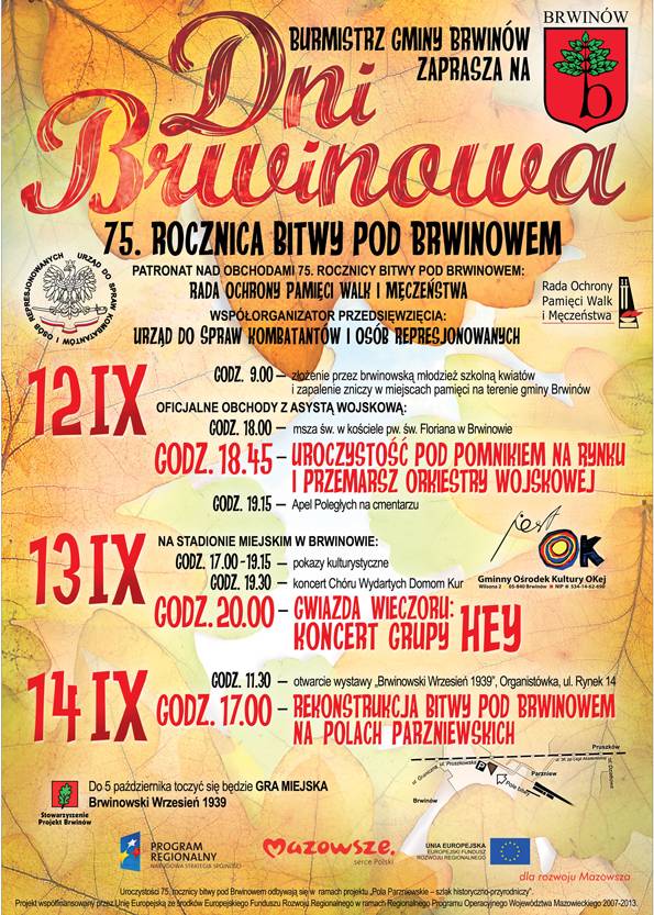 Dni Brwinowa od 12. do 14. września 2014 r.