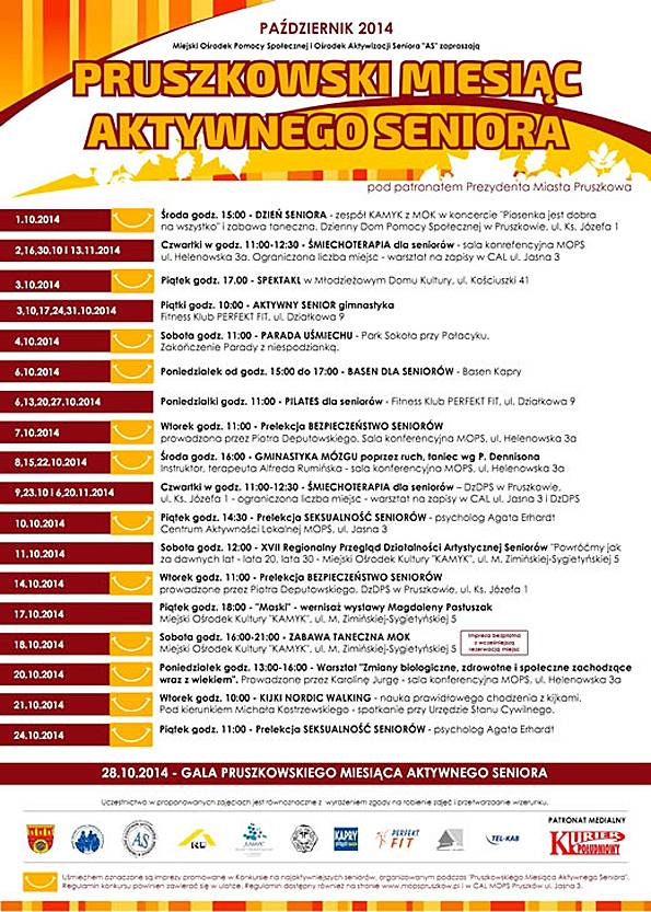 Pruszkowski miesiąc aktywnego seniora