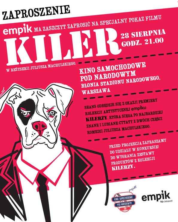 Empik zaprasza na otwarty seans „Kilera” w Kinie Samochodowym Pod Narodowym