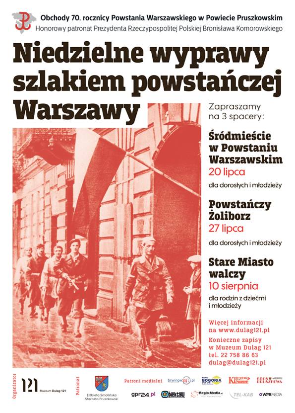 Niedzielne wyprawy szlakiem powstańczej Warszawy
