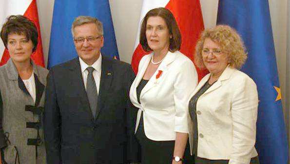 Krzyż Kawalerski Orderu Odrodzenia Polski dla Pani Elżbiety Smolińskiej