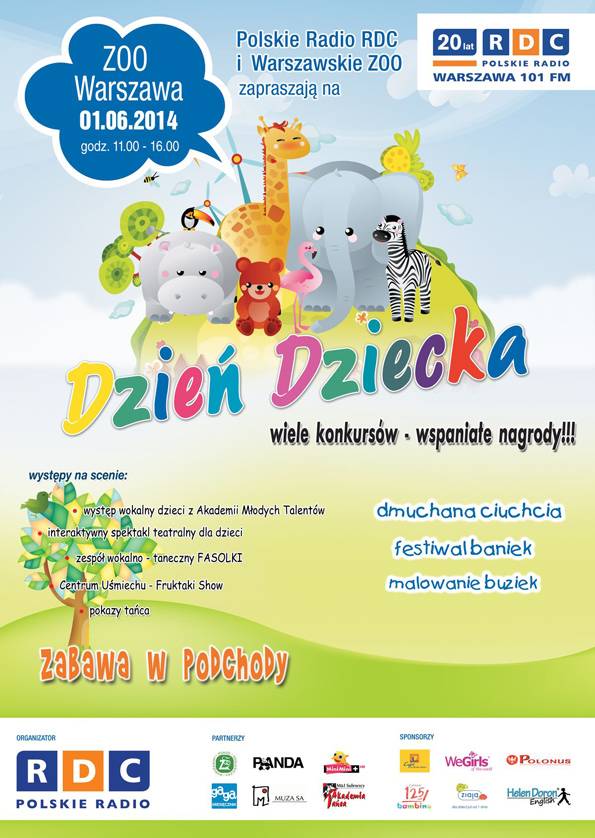 Dzień Dziecka w warszawskim ZOO z Polskim Radiem RDC      
