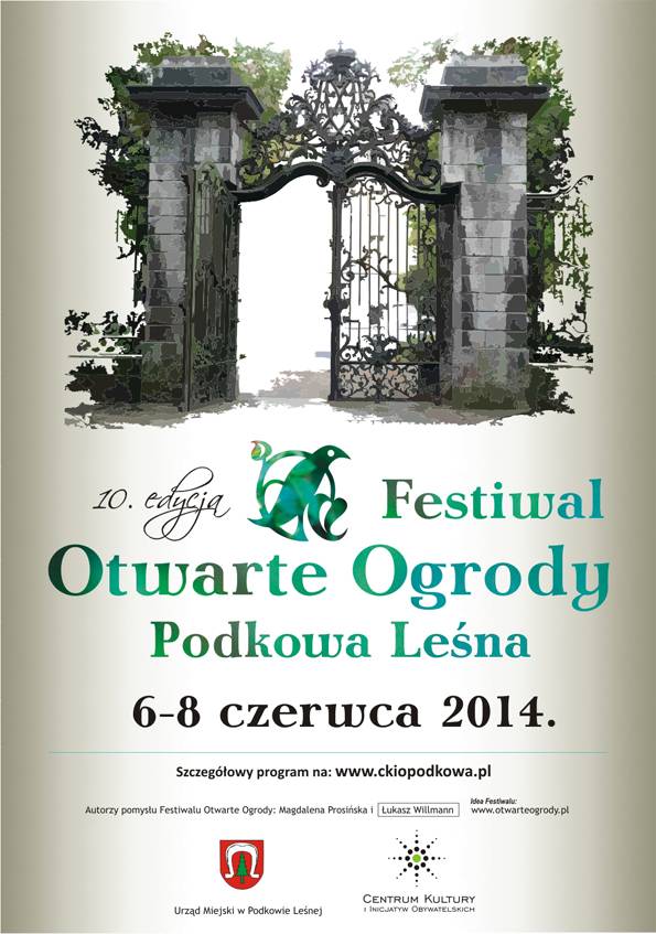 W dniach 6 - 8 czerwca zapraszamy na X Jubileuszowy Festiwal Otwarte Ogrody w Podkowie Leśnej!