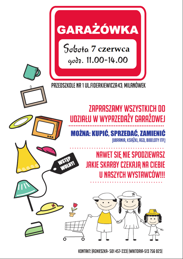 Czerwcowa wyprzedaż garażowa w Milanówku