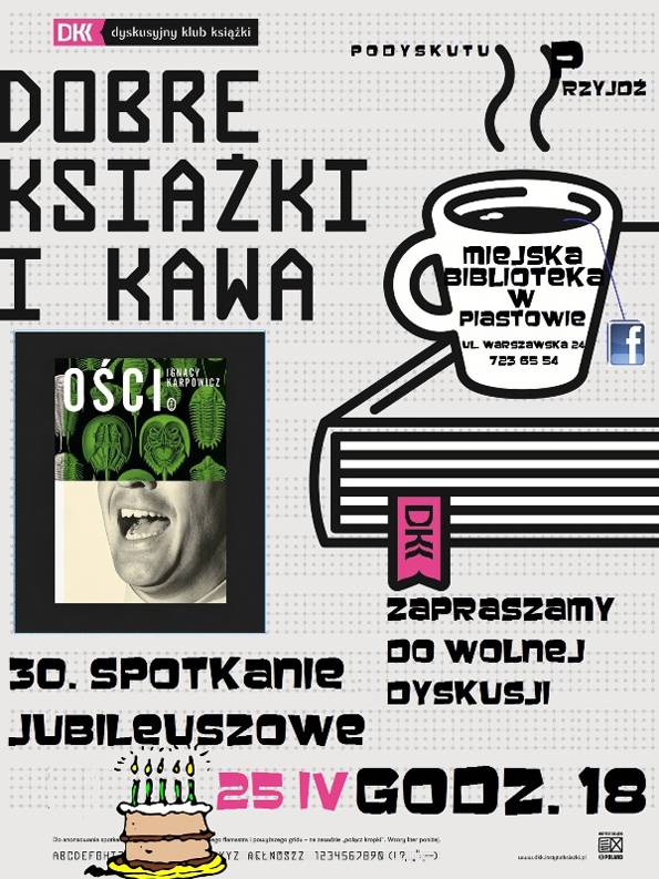 Jubileuszowe spotkanie Dyskusyjnego Klubu Książki w Piastowie