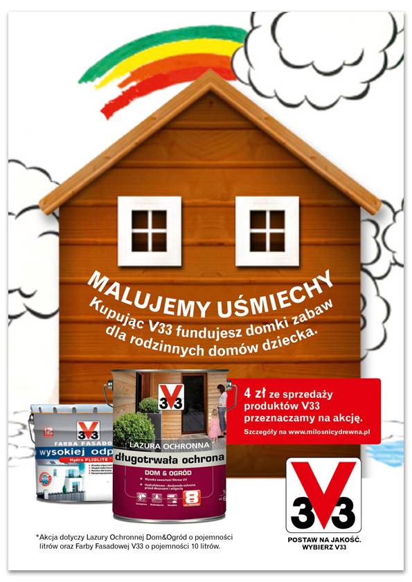 V33 wspiera rodzinne domy dziecka