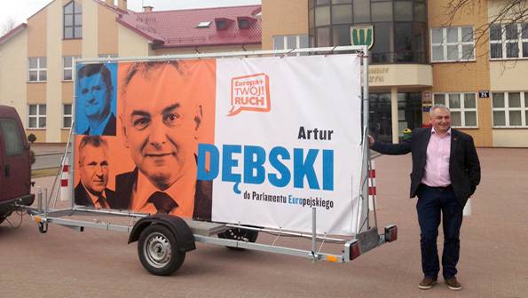 Artur Dębski w powiecie pruszkowskim