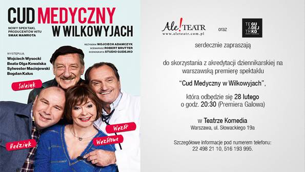 Spektakl „Cud Medyczny w Wilkowyjach”