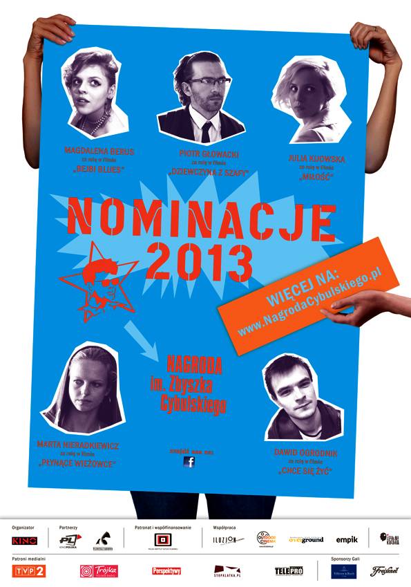 Przyznano nominacje do Nagrody im. Zbyszka Cybulskiego 2013
