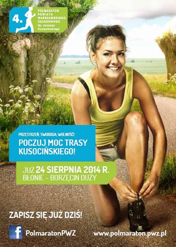 Ruszyły zapisy do 4. Półmaratonu Powiatu Warszawskiego Zachodniego im. Janusza Kusocińskiego!