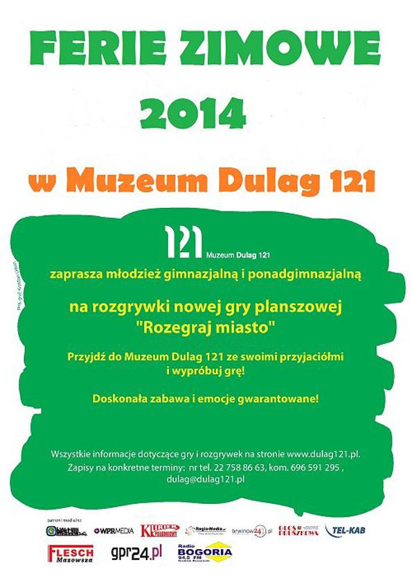 Ferie zimowe w Muzeum Dulag 121