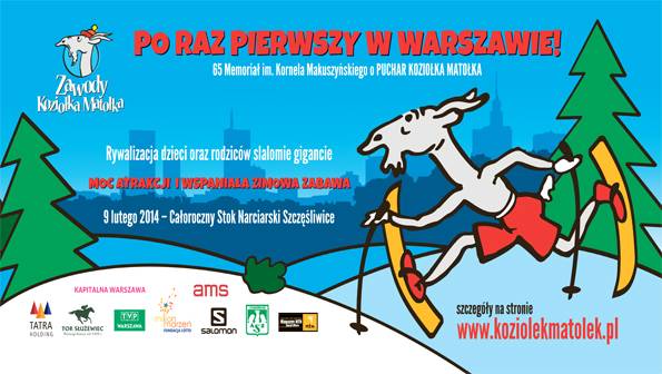 65 Memoriał im. Kornela Makuszyńskiego – Zawody „Koziołka Matołka” po raz pierwszy w Warszawie  