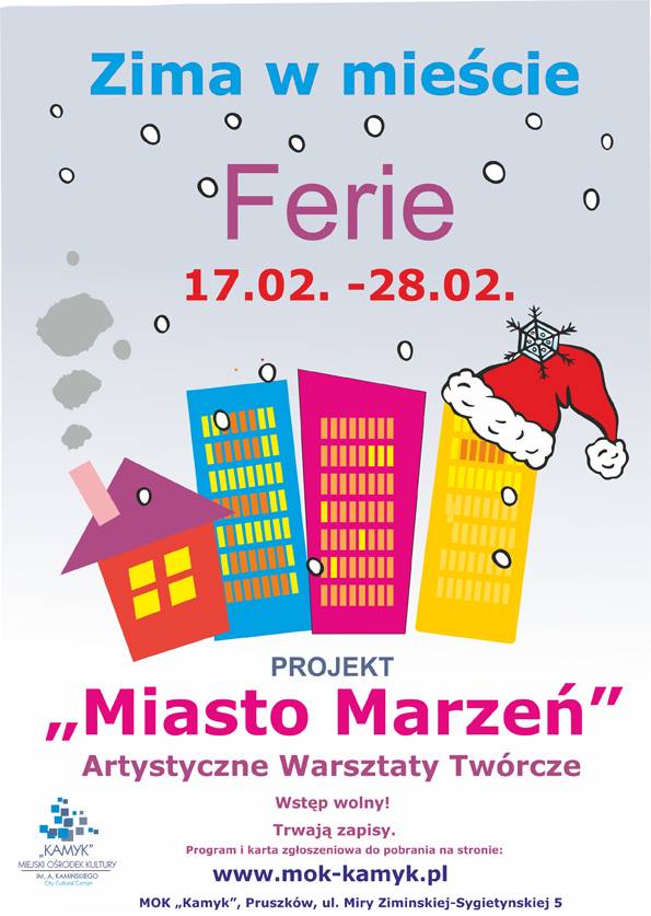 Artystyczne Warsztaty Twórcze „Miasto Marzeń” w MOK Pruszków