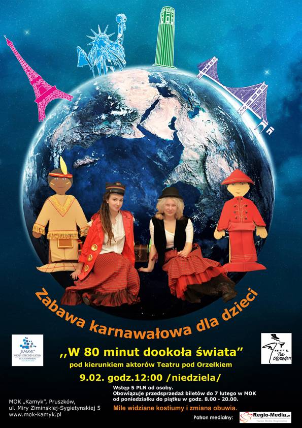 Zabawę karnawałową dla dzieci w Miejskim Ośrodku Kultury w Pruszkowie