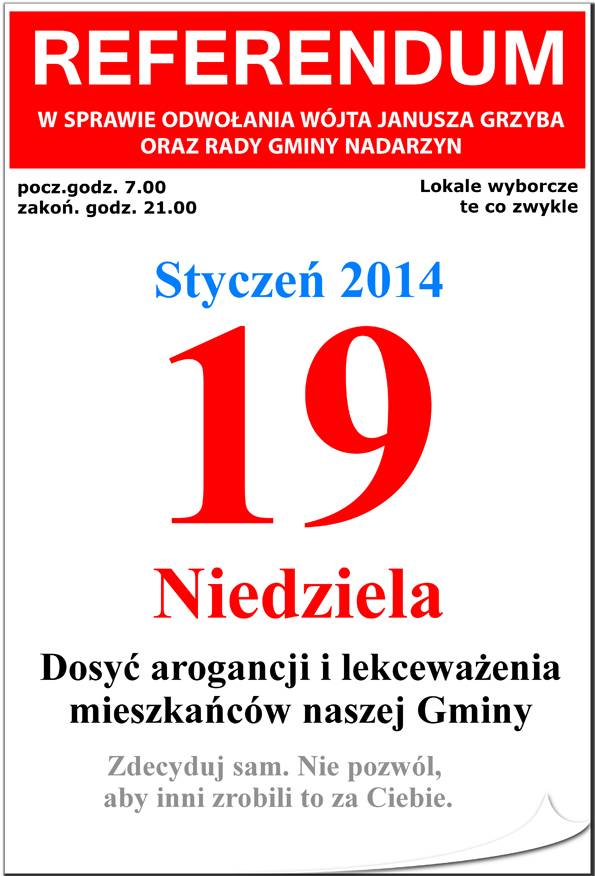 Referendum odwoławcze w Nadarzynie