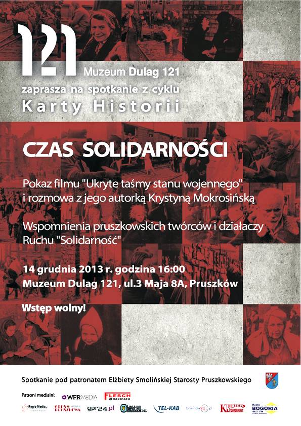 Czas Solidarności – grudniowe spotkanie z cyklu Karty Historii      