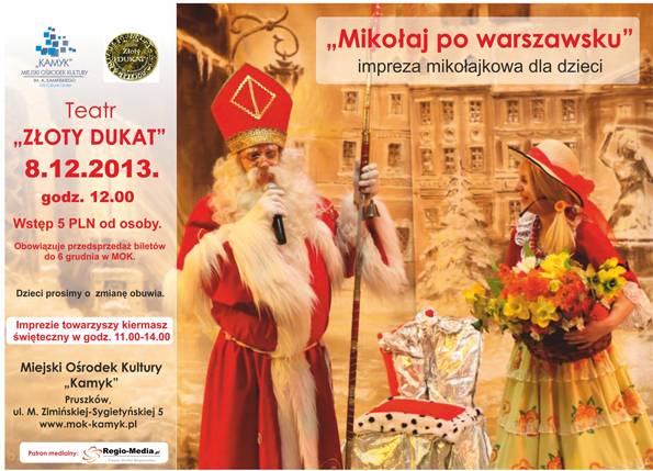 Poranek teatralny dla dzieci w pruszkowskim MOK-u