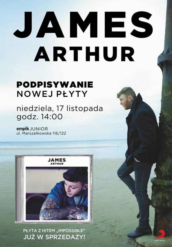 James Arthur w warszawskim Empiku!