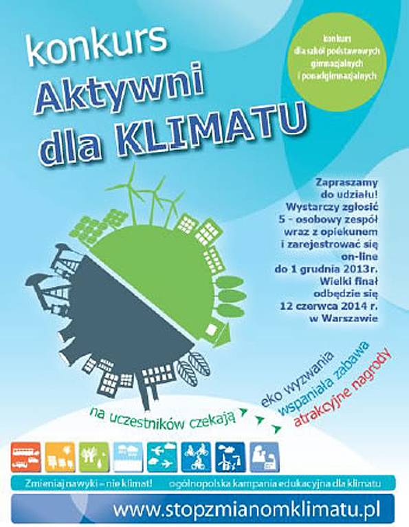 Konkurs edukacyjny „Aktywni dla klimatu” 