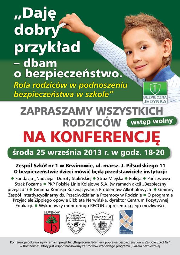 Konferencja dla rodziców w Zespole Szkół nr 1 w Brwinowie