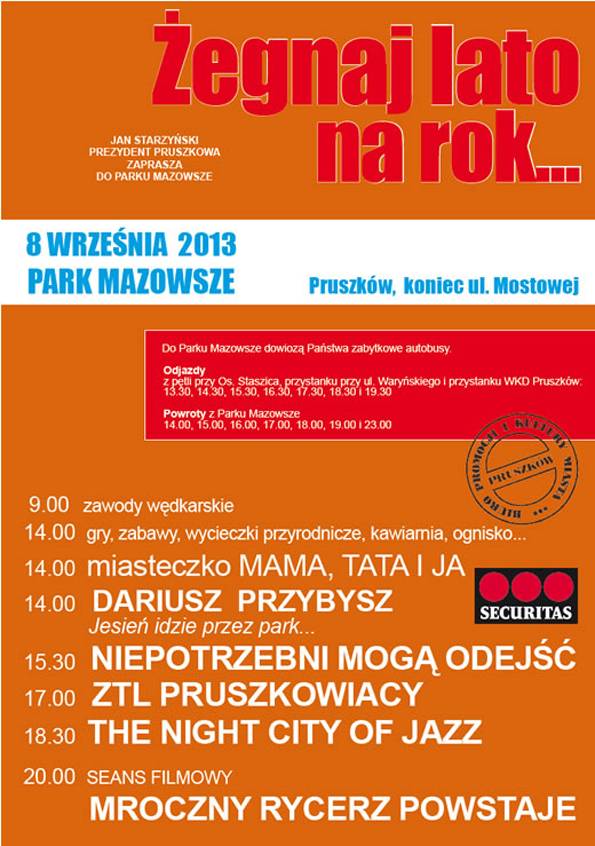„Żegnaj lato na rok...” - w Pruszkowie