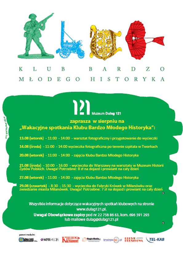 Ostatni tydzień zajęć Klubu Bardzo Młodego Historyka