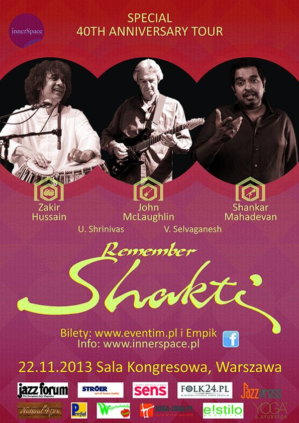 Remember Shakti – 22. listopada w Warszawie