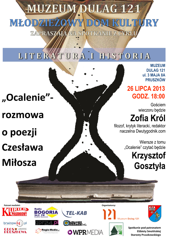 XI spotkanie z cyklu „Literatura i Historia”: „Ocalenie” – rozmowa o poezji Czesława Miłosza