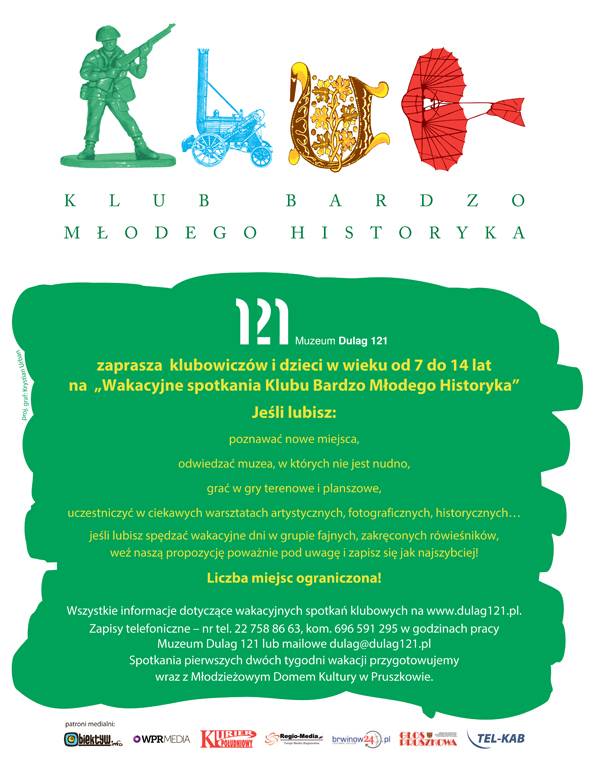 Wakacyjne spotkania Klubu Bardzo Młodego Historyka