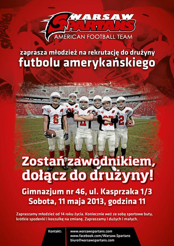 Spartańscy juniorzy poszukiwani!