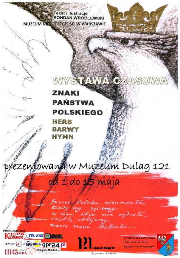 W majowe święta Muzeum zaprasza na wystawę „Znaki Państwa Polskiego. Herb. Barwy. Hymn”
